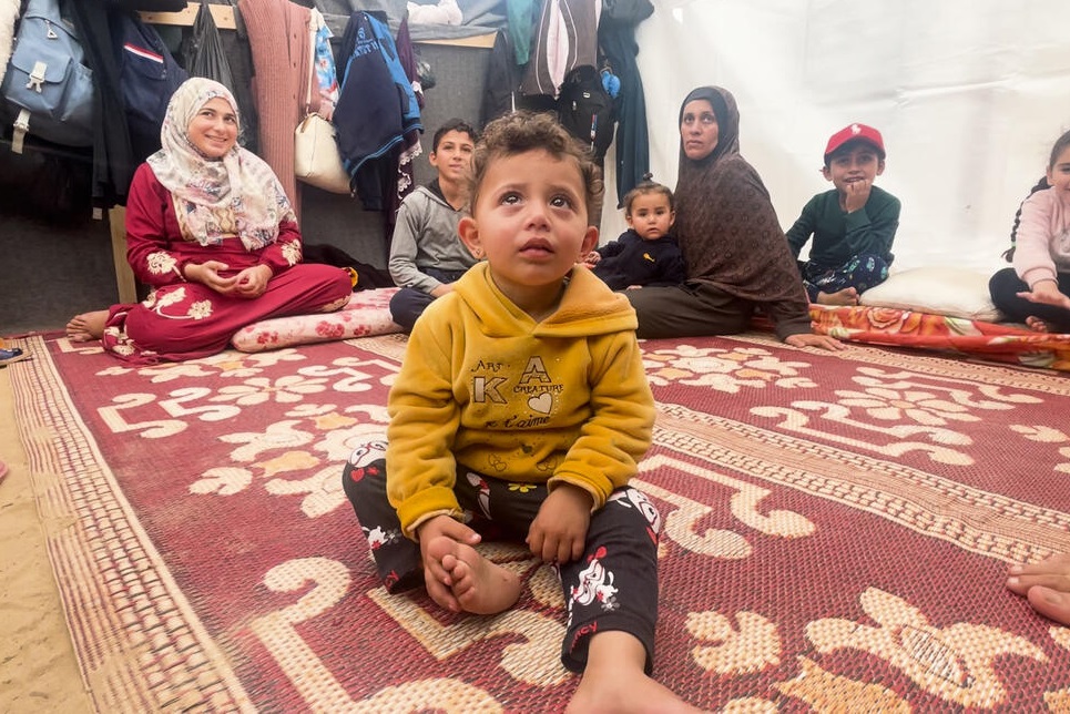 2023年12月22日以軍向加沙平民發新撤離令，每日有1.2萬加沙兒童被迫離開家園 (只提供英文版)