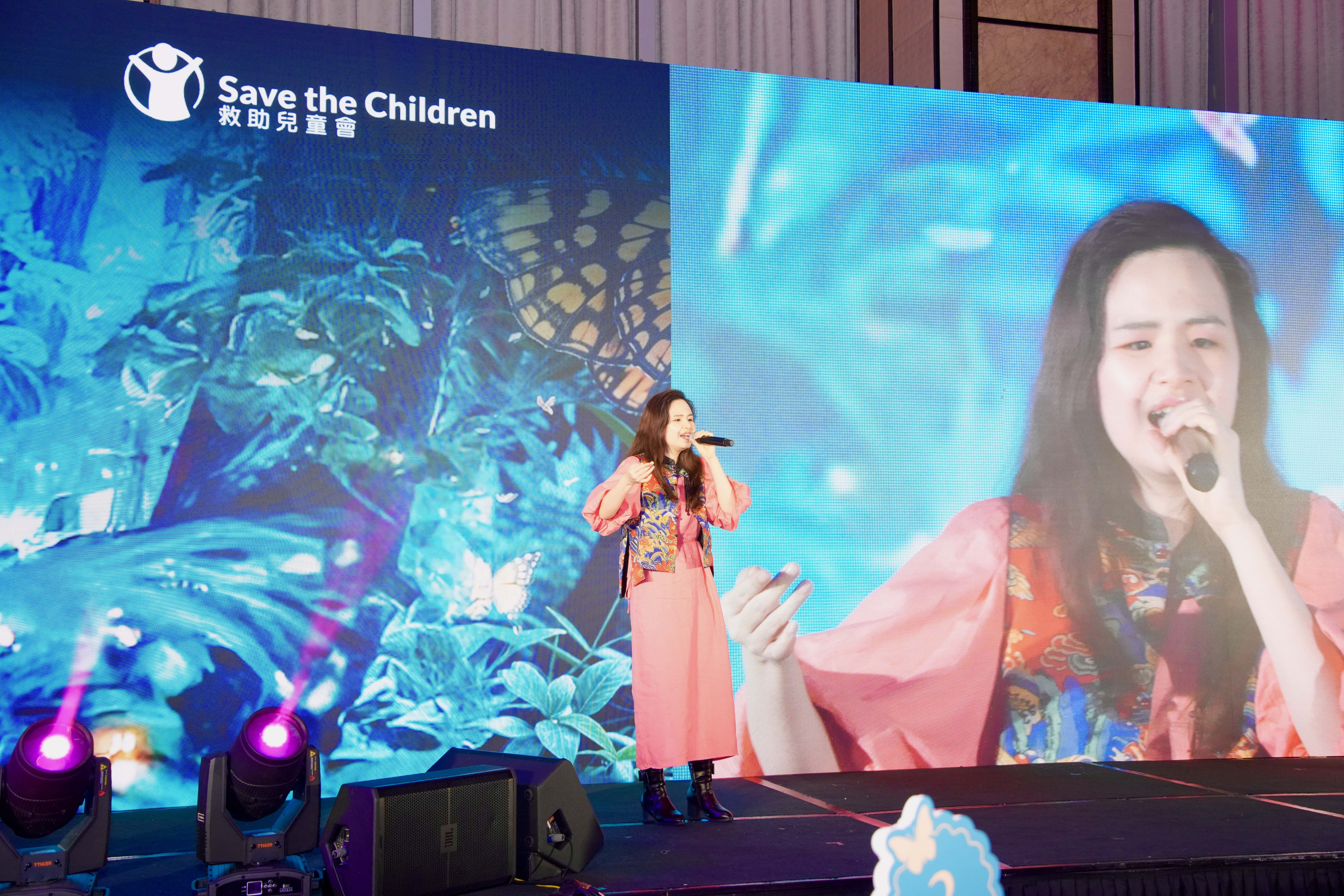 Save the Children Hong Kong Ambassador Mr Donnie Yen encourage everyone to show love and support for children in his speech